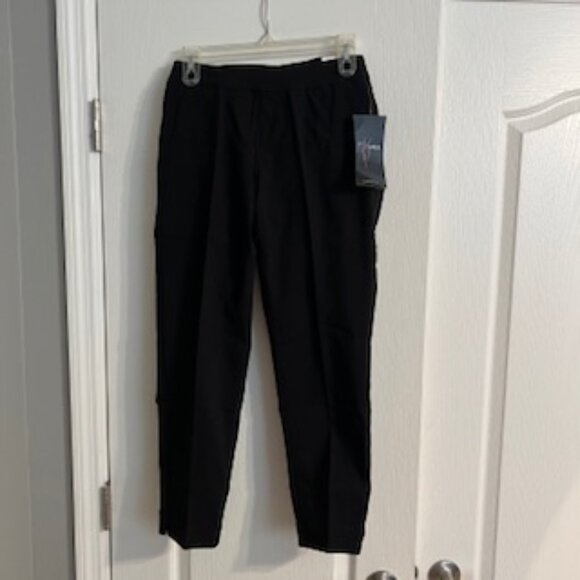 Slimsation Women's Pull-On Ankle Dress Pants Black 2 Petite NWT - Picture 1 of 14